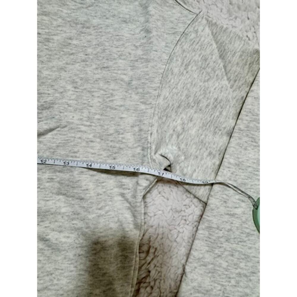 Marithe Francois Girbaud Embroidered Sweatshirt Women's S Beige Cropped NWT Y2K - Picture 14 of 15